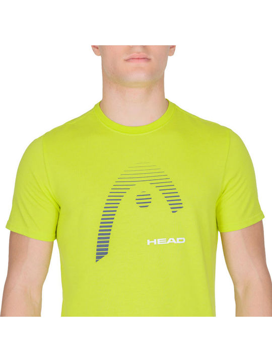 Head Carl 811303 Herren Tennisbekleidung Gelbe Bluse