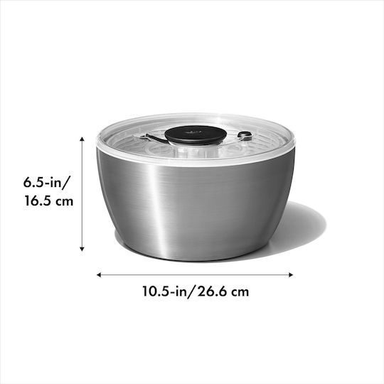 OXO Spinner Σουρωτήρι Λαχανικών από Ανοξείδωτο Ατσάλι