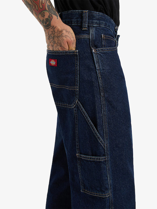 Carpenter Herren Jeanshose mit Lose Gerade Anwendung Dunkel Indigo