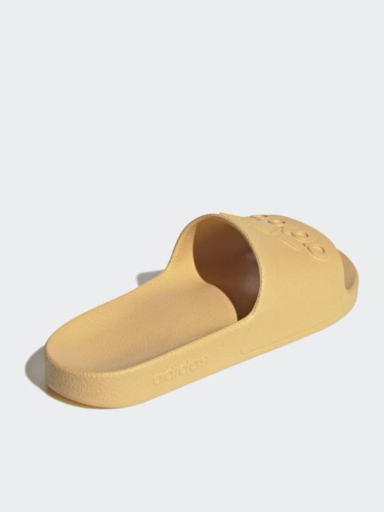 Adilette Aqua Herren Slides Gelbe