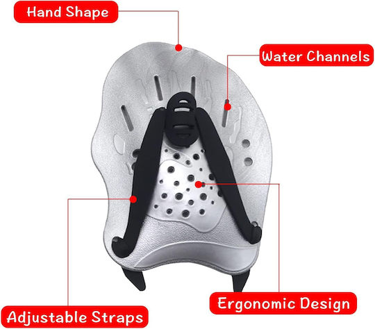 Set Swimming Hand Paddles S-m Adjustable Strengthening Fins