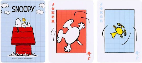 Puckator Thematic Playing Cards Peanuts Playing Cards Snoopy & Woodstock