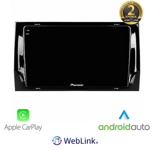 Pioneer Ηχοσύστημα Αυτοκινήτου για Skoda Kodiaq 2017 (Bluetooth/USB/WiFi/GPS/Apple-Carplay/Android-Auto)