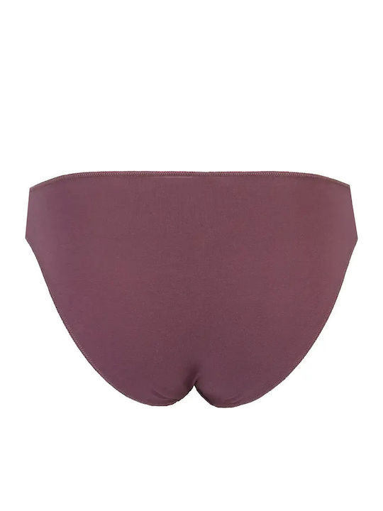 Γυναικεία Slip 3Pack χωρίς Ραφές Ροζ Ανοικτό-μόκκα-μωβ