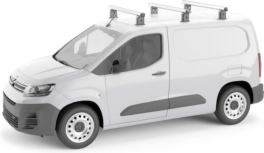 Menabo Complete Set Three 3 Aluminum Car Roof Bars Airdyn Mounting Ends Volkswagen T6 Transporter L1.l2 2015>2021 Professional Vehicle – 3 Pieces 3×10320 Mb+3×13570 Mb Menabo Mpe.vw.008/mb-rdn