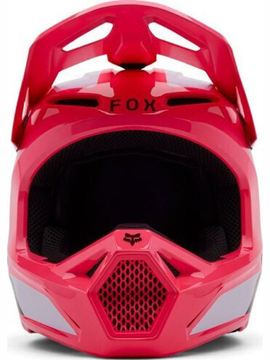 Fox V1 Lean Pink Κράνος Μηχανής Motocross DOT / ECE 22.06