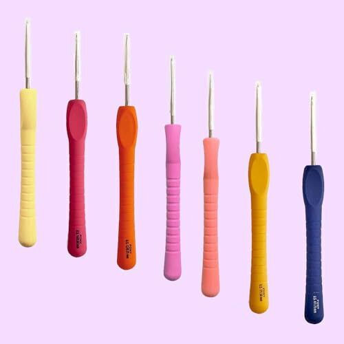 Pony Pony Easy Grip Stahl 14cm 0.60mm Häkchen 1 Häkchen