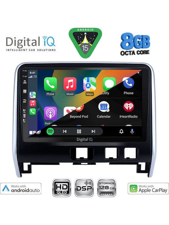 Digital IQ Car Audio System for Nissan Serena 2016-2022 Bluetooth USB WiFi GPS Apple CarPlay Android Auto with 10" Touch Screen