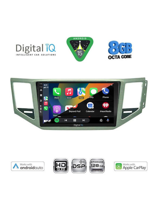 Digital IQ Car Audio System for Mercedes-Benz SL Volkswagen Golf Sportsvan 2014-2021 Bluetooth USB AUX WiFi GPS Apple CarPlay Android Auto with 10" Touch Screen