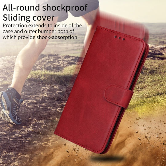 Basic Wallet Κόκκινο (Motorola Moto G57 Power 5g / G67 Power 5g)