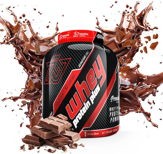 Immortal Nutrition Whey Protein Plus Βιολογική Πρωτεΐνη Ορού Γάλακτος με Γεύση Σοκολάτα 2kg