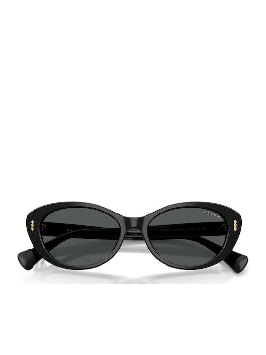 Ralph Lauren Damenteil Sonnenbrillen mit Schwarz Horn umrandet Rahmen und Schwarz Farbe Gläser RA5350U 500187