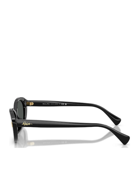 Ralph Lauren Damenteil Sonnenbrillen mit Schwarz Horn umrandet Rahmen und Schwarz Farbe Gläser RA5350U 500187