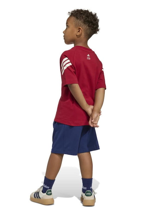 Kids Clothing Set with Shorts Summer 2 Pieces Red