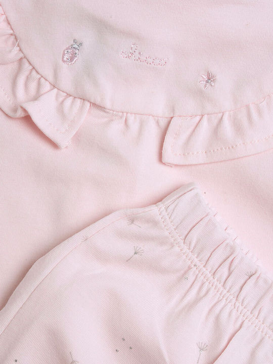 Kids Set with Shorts Summer 2 Pieces Pink