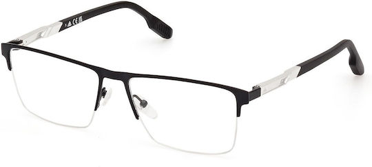 adidas Männlich Metallisch Brillenrahmen Schwarz SP5068 001