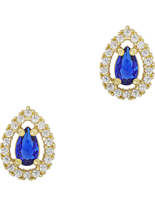 Kiriakos Gofas Set with Earrings & Bracelet with Stones