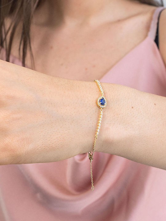 Kiriakos Gofas Set with Earrings & Bracelet with Stones