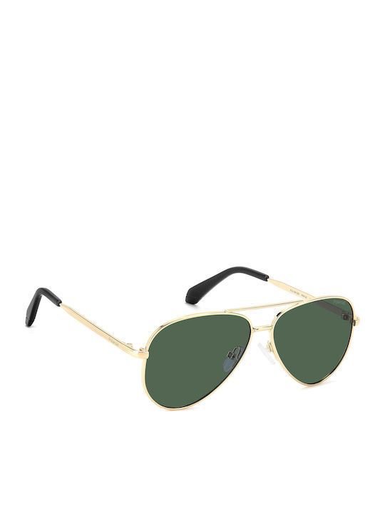 Polaroid Aviator Παιδικά Γυαλιά Ηλίου με Polarized Φακό Χρυσά για 11-16 Ετών