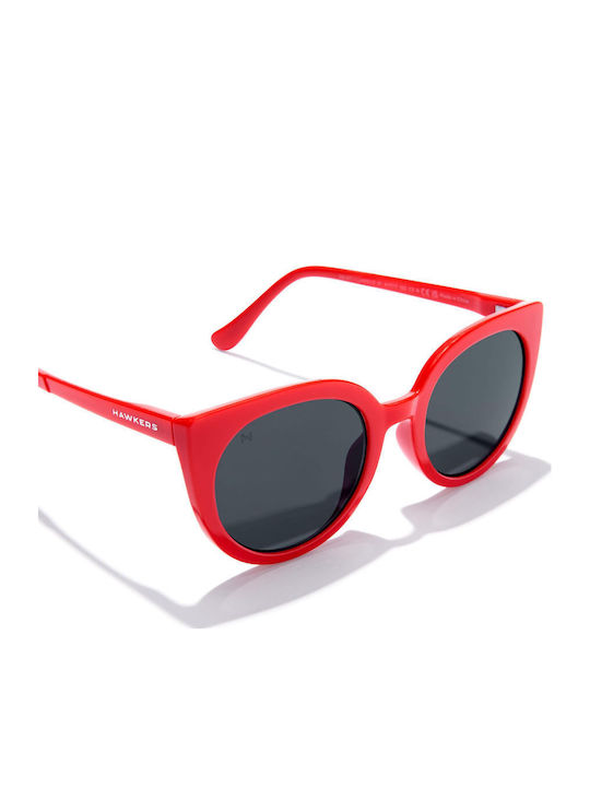 Hawkers Rund Kinder-Sonnenbrillen Rote