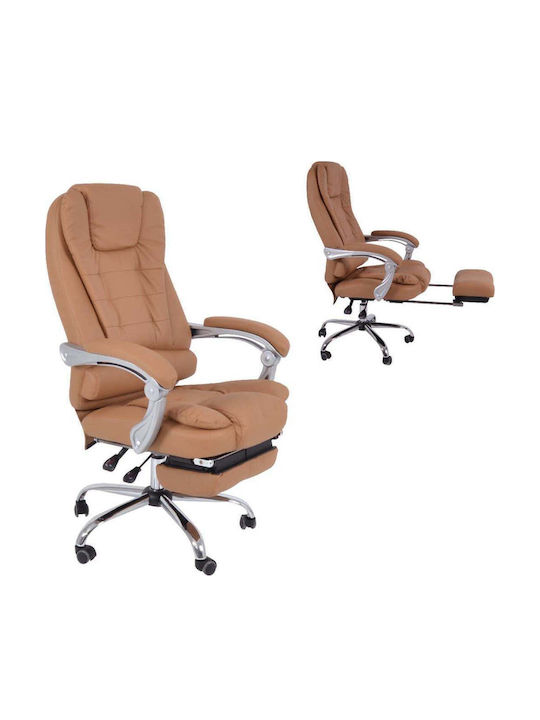 Executive Office Chair with Recline Beige