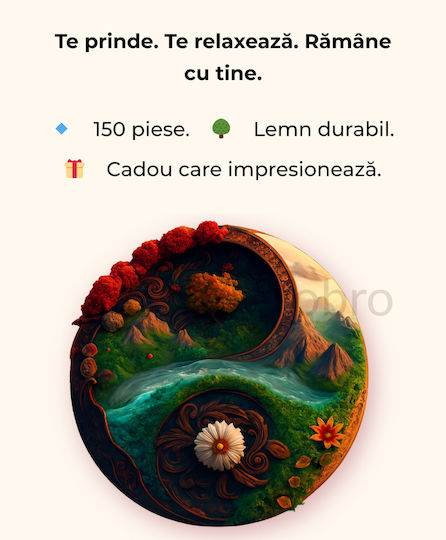 Puzzle Pentru Copii Din Lemn 150 Piese