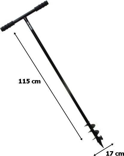 Burghiu Metalic Pentru Sol Sgtt Diametru 170mm