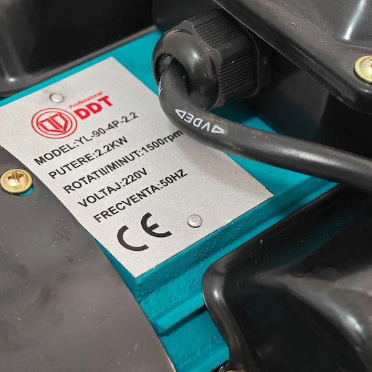DDT Motor Electric Monofazat de Turație Maximă 1500rpm cu Ax Orizontal 230V