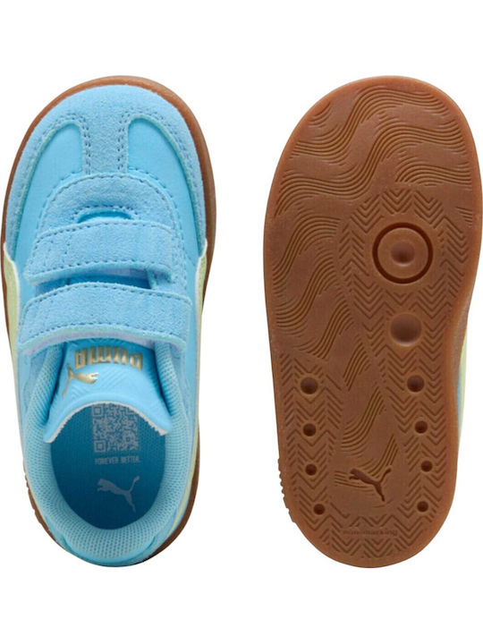 Club Ii Era V Ps Kids Sneakers with Hoop & Loop Closure Light Blue