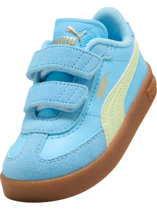 Club Ii Era V Ps Kids Sneakers with Hoop & Loop Closure Light Blue