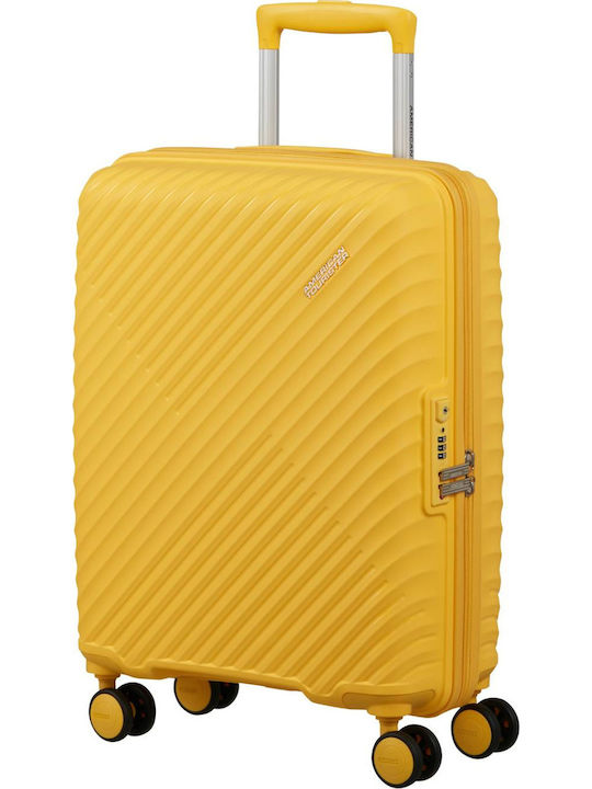 American Tourister Diablast Kabinenkoffer Hart Digital Gelb mit 4 Rädern Höhe 20cm