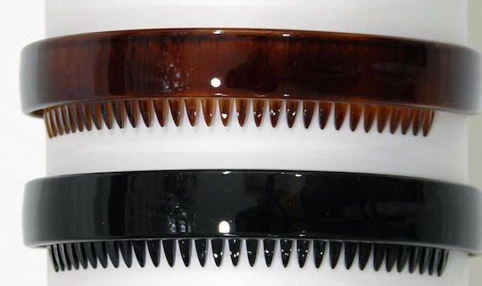 Stirnband Haar Braun