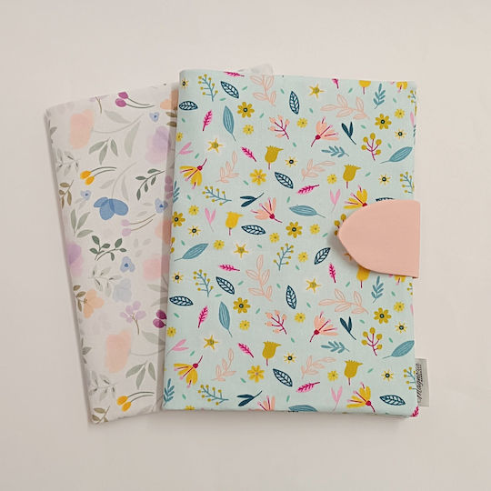 Magnolia Handmade Χειροποίητη Θήκη Βιβλιαρίου Υγείας Μωρού για Κορίτσι