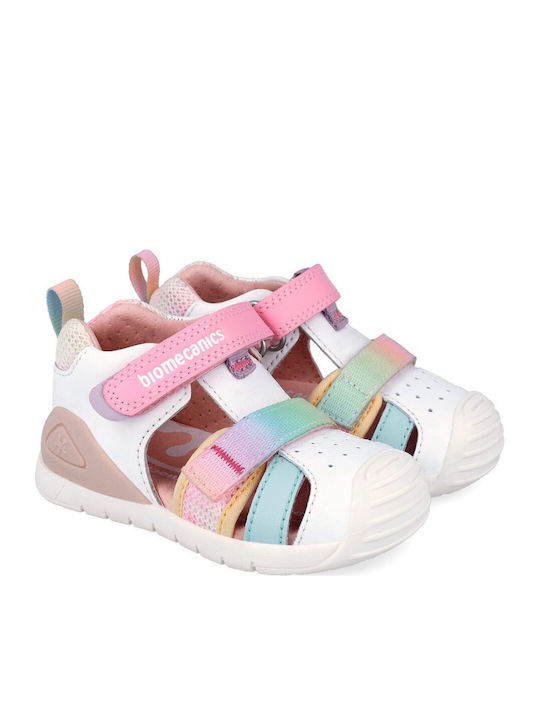 Sandale Tip Pantof Anatomice Albe