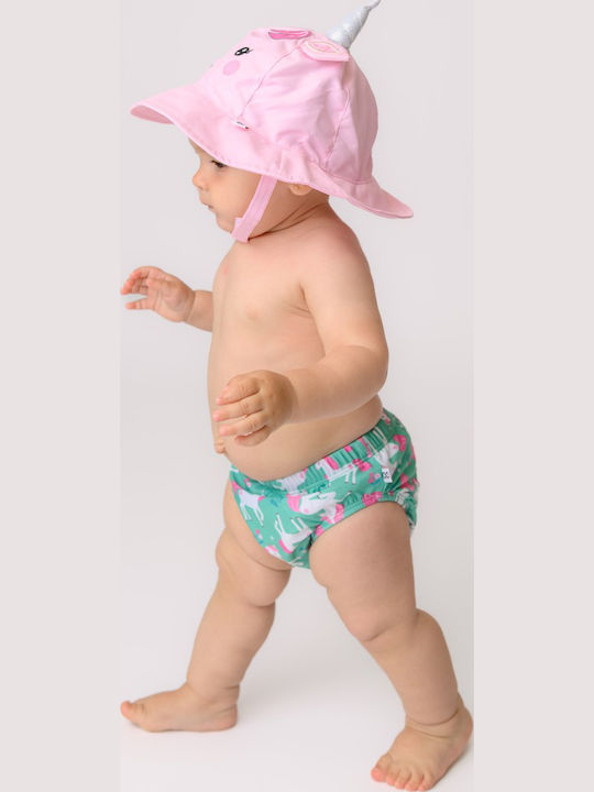 Zoocchini Kids Swimwear Set with Shade Multicolour