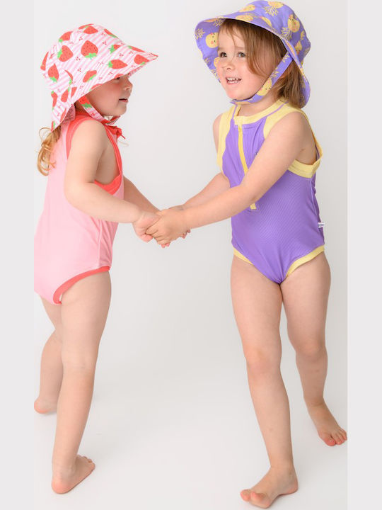 Zoocchini Παιδικό Μαγιό Ολόσωμο Strawberry/pink-red