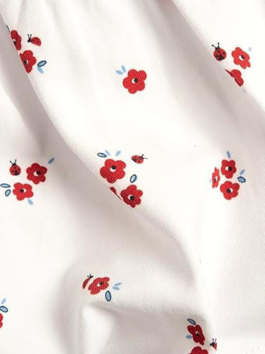 Παιδικό Φόρεμα Floral Λευκό