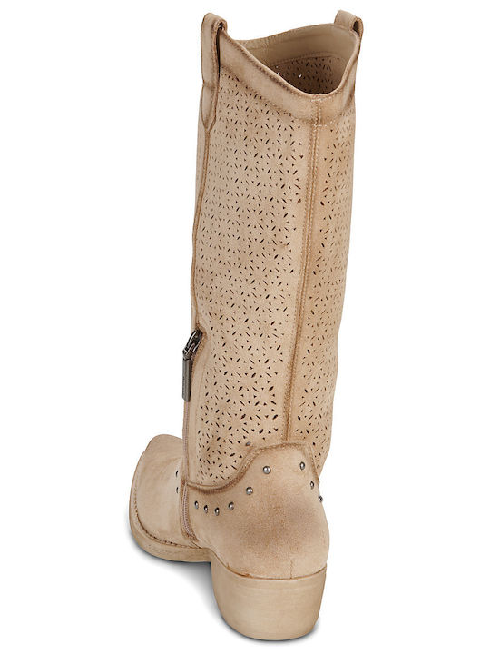Damenstiefel Beige