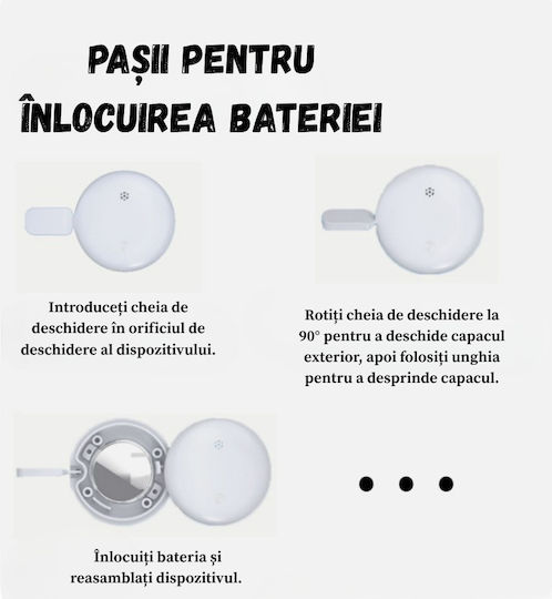GPS Tracker Bluetooth pentru Obiecte Animale de Companie Biciclete BIRAI1162
