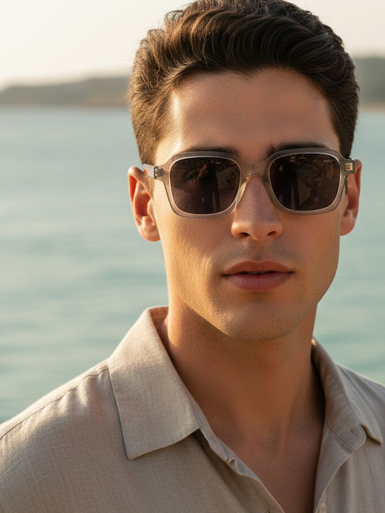Sharks Bay Clothing Gold Sunglasses With Metallic Frame Sharks Bay Clothing Gold Sunglasses With Metallic Frame