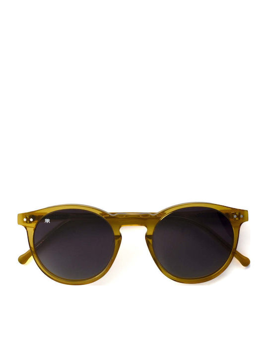 Red Raven Athene Unisex Ochelari De Soare Cu Ramă Din Plastic Champagne Violet Polarized