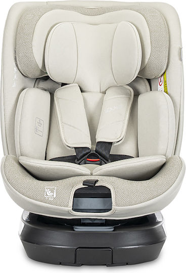 Lorelli Solaris Kindersitz Auto i-Size mit ISOfix Beige 0-36 kg