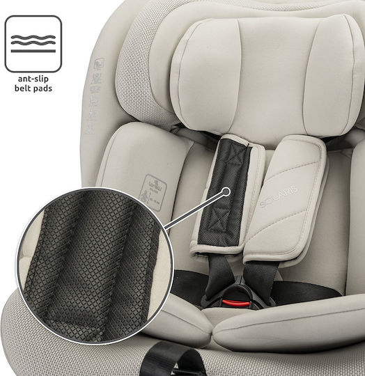 Lorelli Solaris Kindersitz Auto i-Size mit ISOfix Beige 0-36 kg
