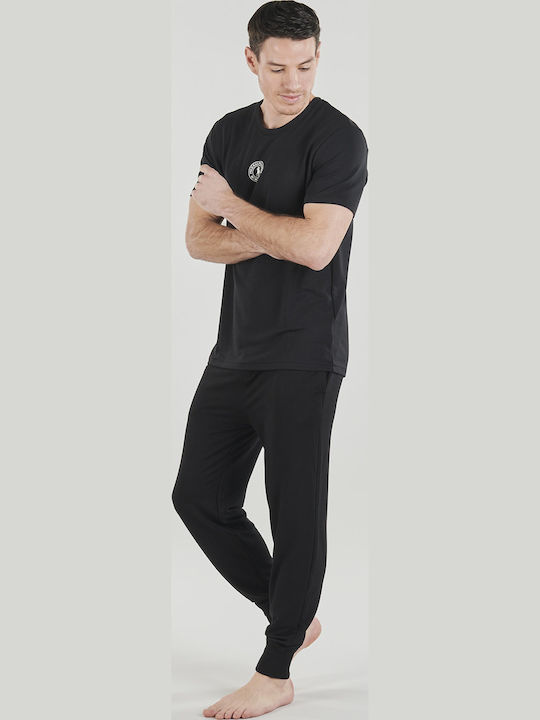 T-shirt Μαύρο