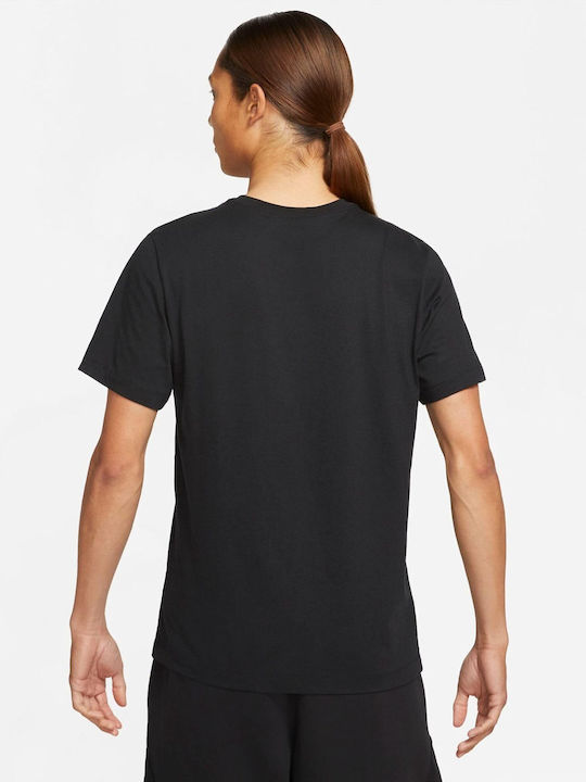 Jumpman Αθλητικό T-shirt Μαύρο