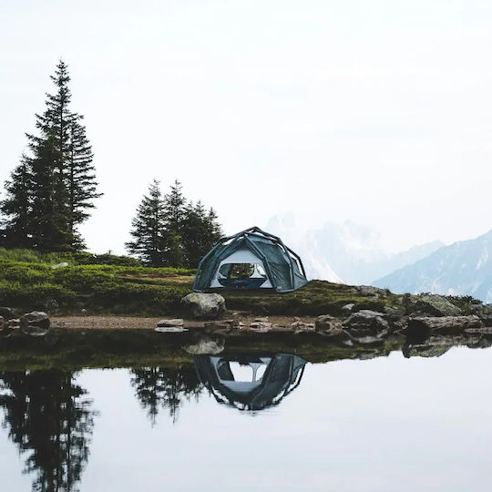 Heimplanet Backdoor Camping Geodesic Mountaineering Inflatable with Double Cloth 4 Seasons for 4 People Waterproof 5000mm 125cm Cairo Camouflage