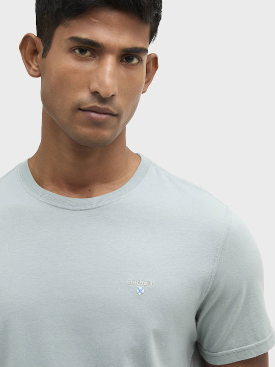 Barbour Barbour Herrenblusen Kurzarm T-Shirt Hellblau