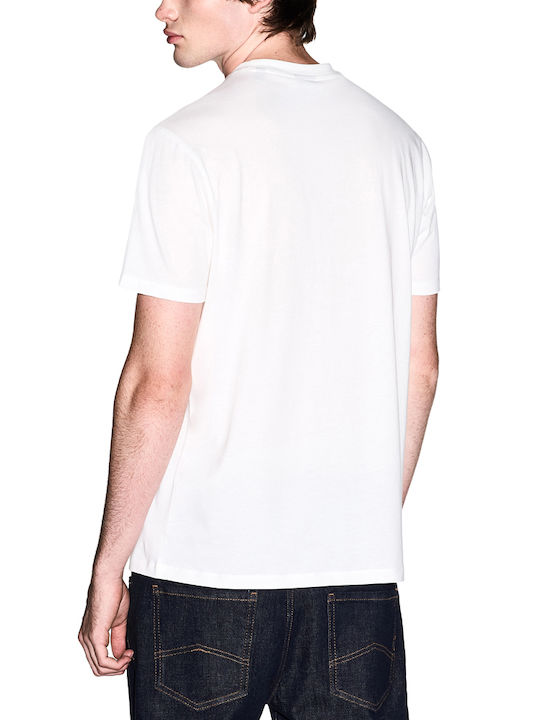 Armani Exchange Tricou Ecru-Kaki
