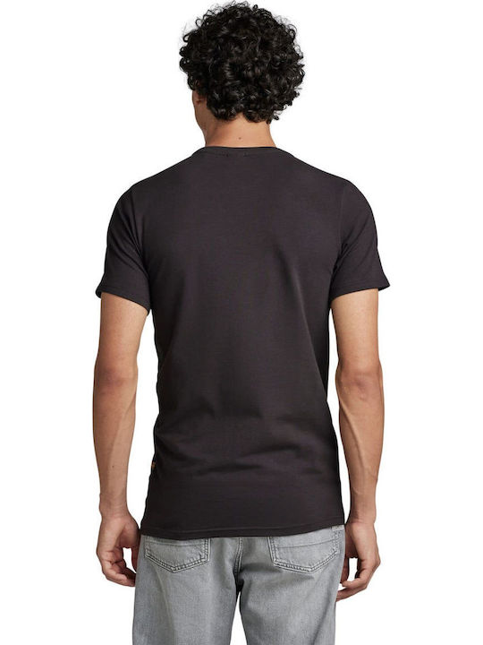 Base T-shirt Μαύρο