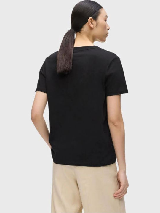 Karl Lagerfeld Karl Damen T-Shirt Schwarz